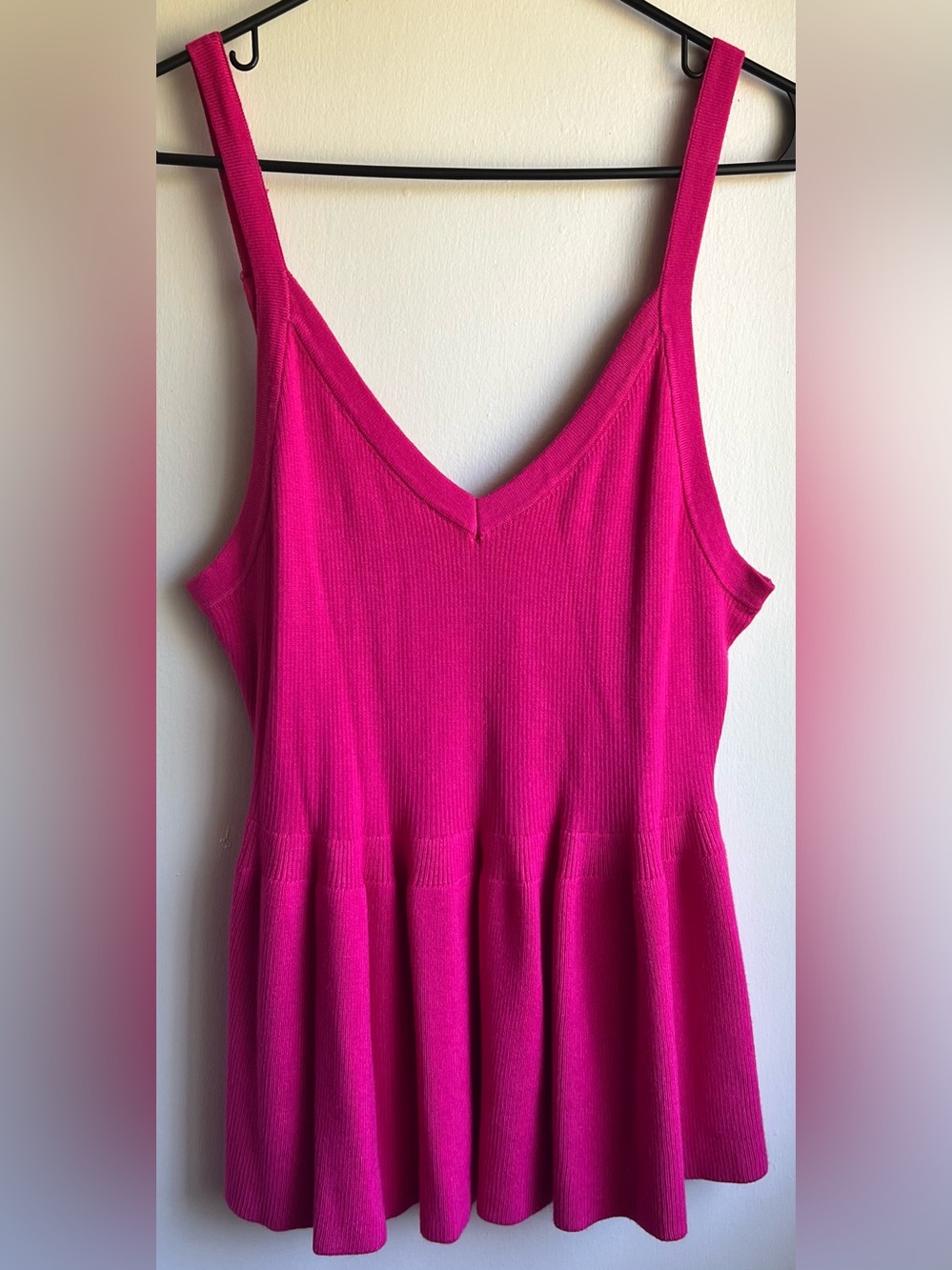 NWT Torrid Ribbed Pullover Peplum Tank Sweater